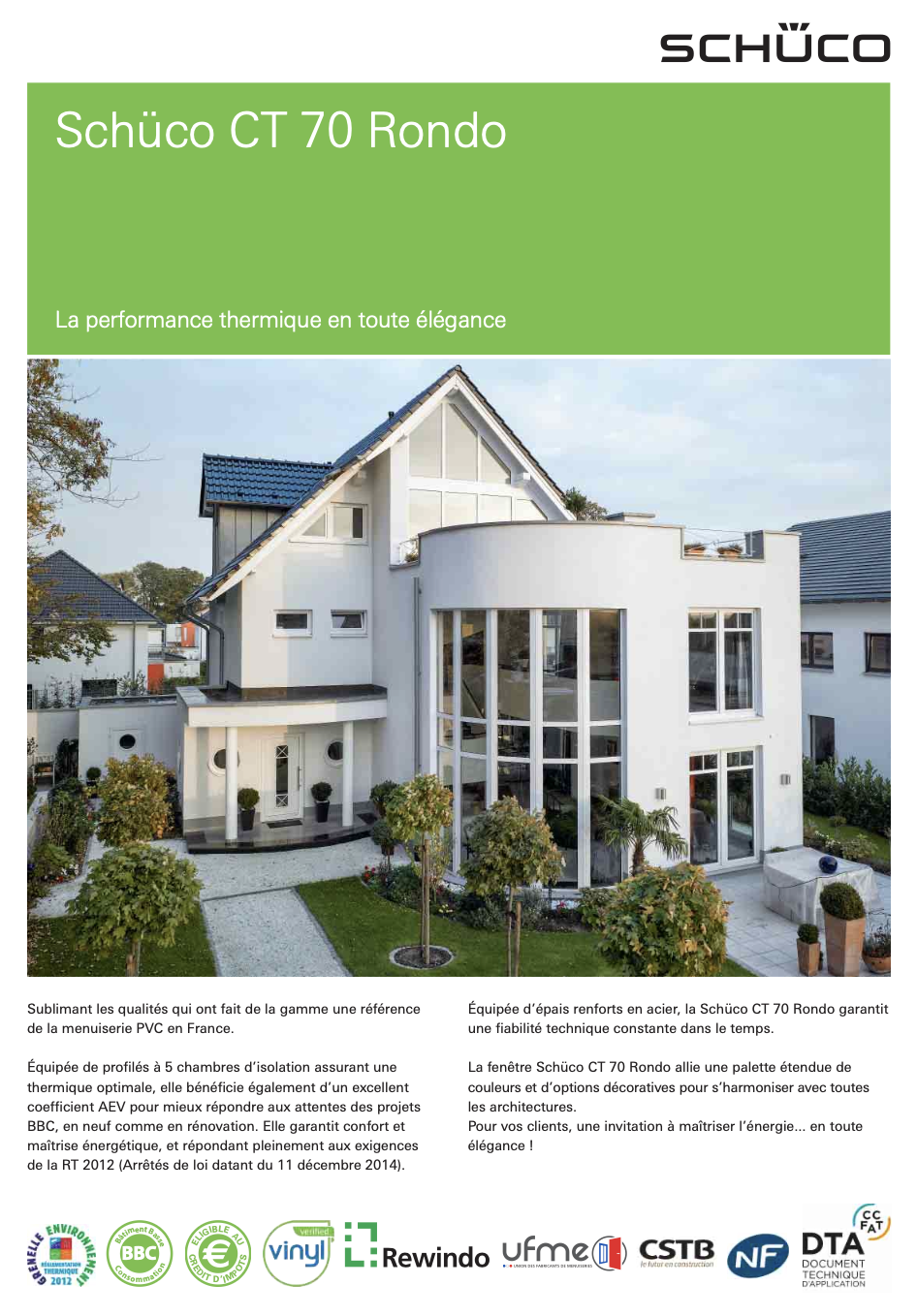 DOCUMENTATION TECHNIQUE CT 70 Rondo