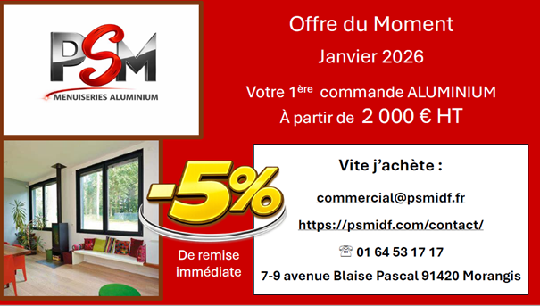 Accueil - janvier 2026 -5% 2000 € HT